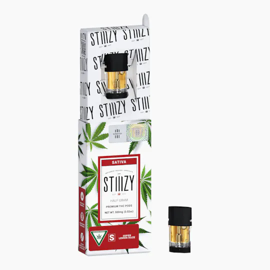 STIIIZY - Vape - SUPER LEMON HAZE PREMIUM THC POD .5G - MI - 1