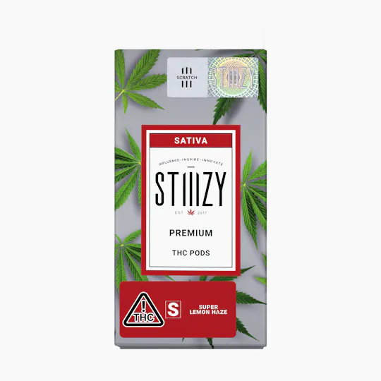 STIIIZY - Vape - SUPER LEMON HAZE PREMIUM THC POD 1G - NV - 1