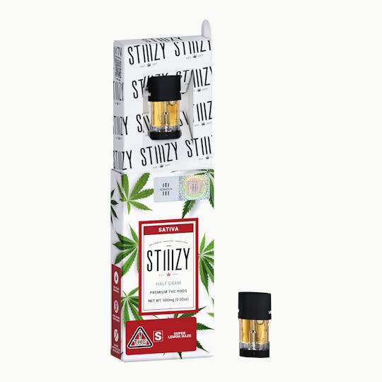 STIIIZY - Vape - SUPER LEMON HAZE PREMIUM THC POD .5G - NV - 1