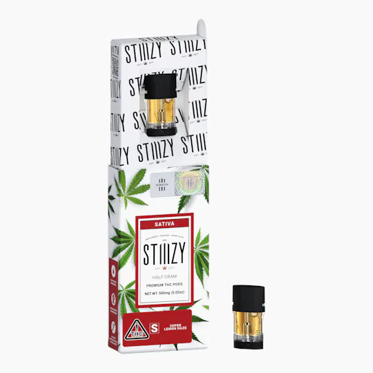 STIIIZY - Vape - SUPER LEMON HAZE PREMIUM THC POD .5G - NV - 1