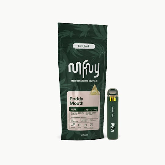 MFNY - Poddy Mouth Live Rosin Disposable Vape | 0.5g - 1