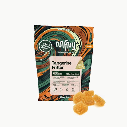 MFNY - Tangerine Fritter Live Rosin Gummies | 100mg 10pk - 1