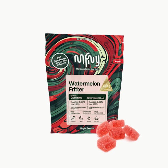 MFNY - Watermelon Fritter Live Rosin Gummies | 100mg 10pk - 1