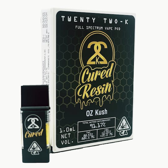 Twenty Two K / 22k - 22K - Cured Resin - OZ Kush 1.0ml POD - 1