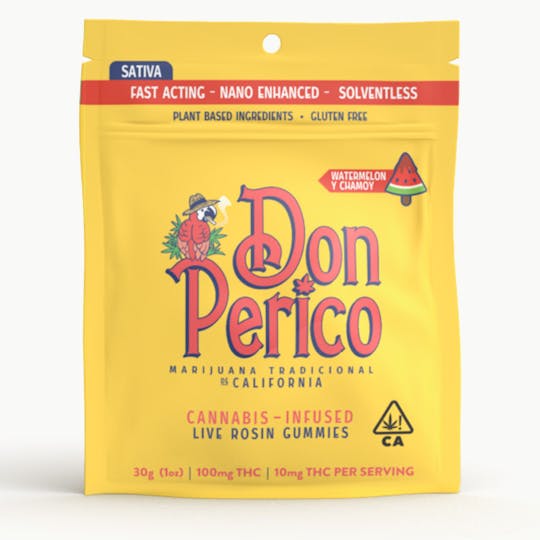 Don Perico - Don Perico - Gummies Nano Infused Live Rosin - Watermelon + Chamoy (Sativa) - 1