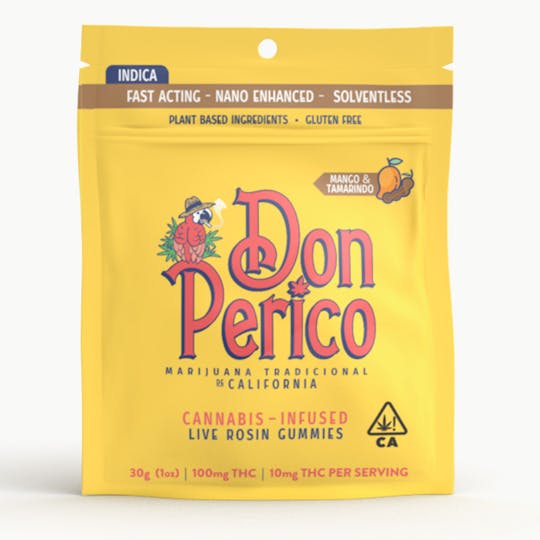 Don Perico - Don Perico - Gummies Nano Infused Live Rosin - Mango + Tamarind (Indica) - 1