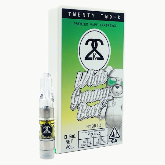 Twenty Two K / 22k - 22K - White Gummy Bear - 0.5ml Cartridge - 1