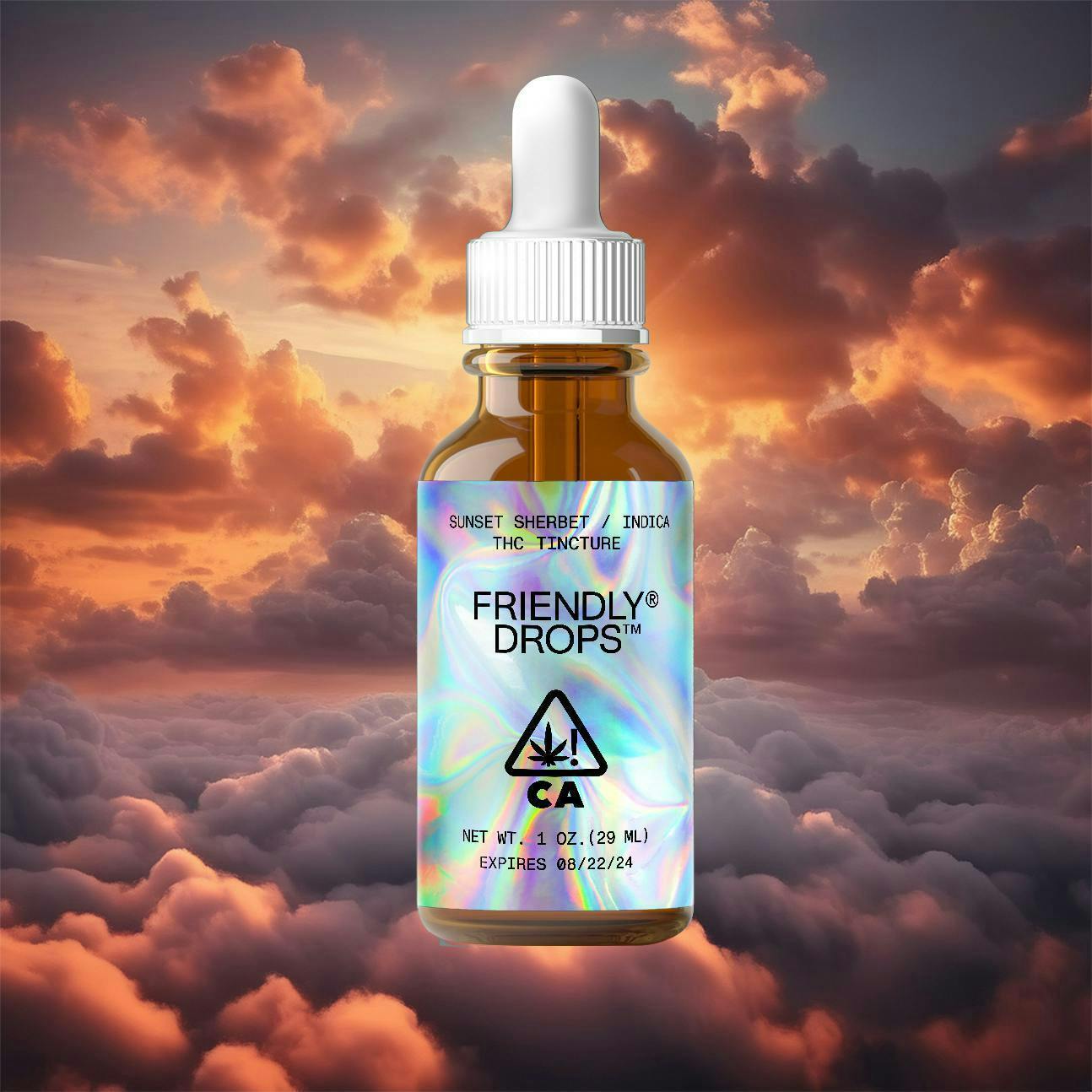 Friendly Brand - Friendly Brand | Drops | Sunset Sherbet | Tinctures | 1000mg | 30ml - 1