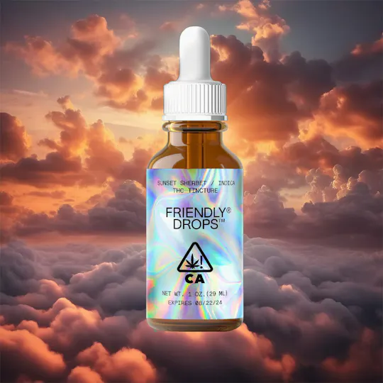 Friendly Brand - Friendly Brand | Drops | Sunset Sherbet | Tinctures | 1000mg | 30ml - 1