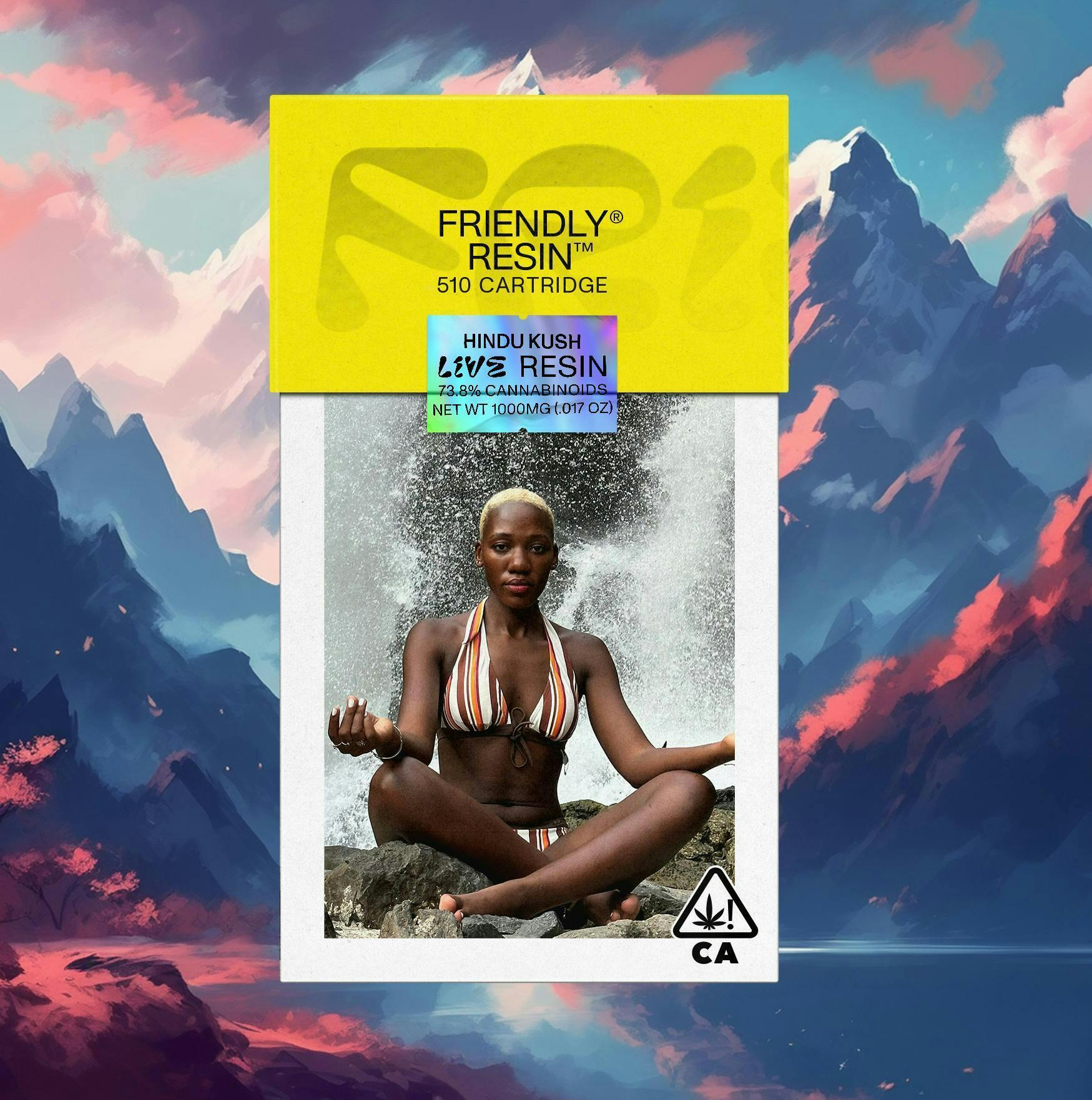Friendly Brand - Friendly Brand | Hindu Kush | Live Resin Cartridge | 1g - 1
