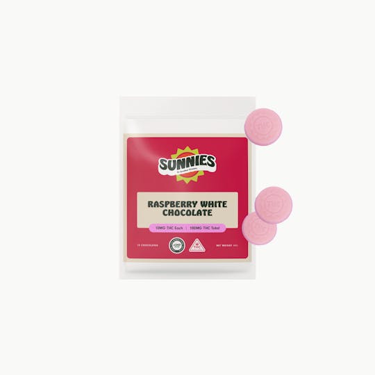 SunMed Growers - Raspberry White Milk Chocolate 100mg - 1