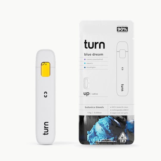 turn - 1.0g AIO | blue dream | botanica blends | up | - 1