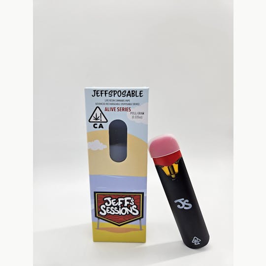 Jeff's Sessions - Jeff's Sessions Julius Squeezer 1g Live Resin Disposable - 1