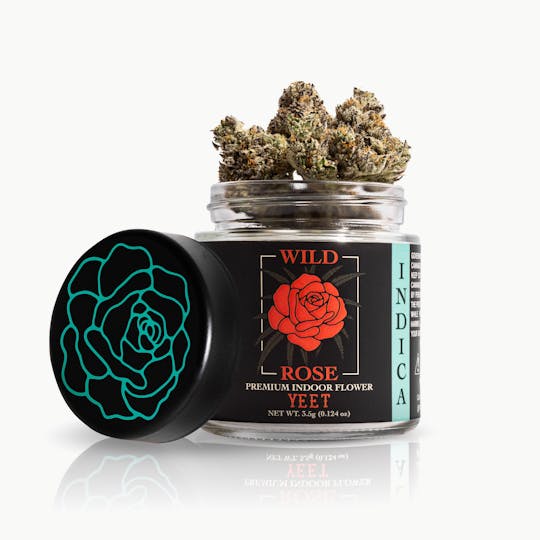 Wild Rose - Premium Indoor YEET - Indica Flower Jar 3.5g - 1