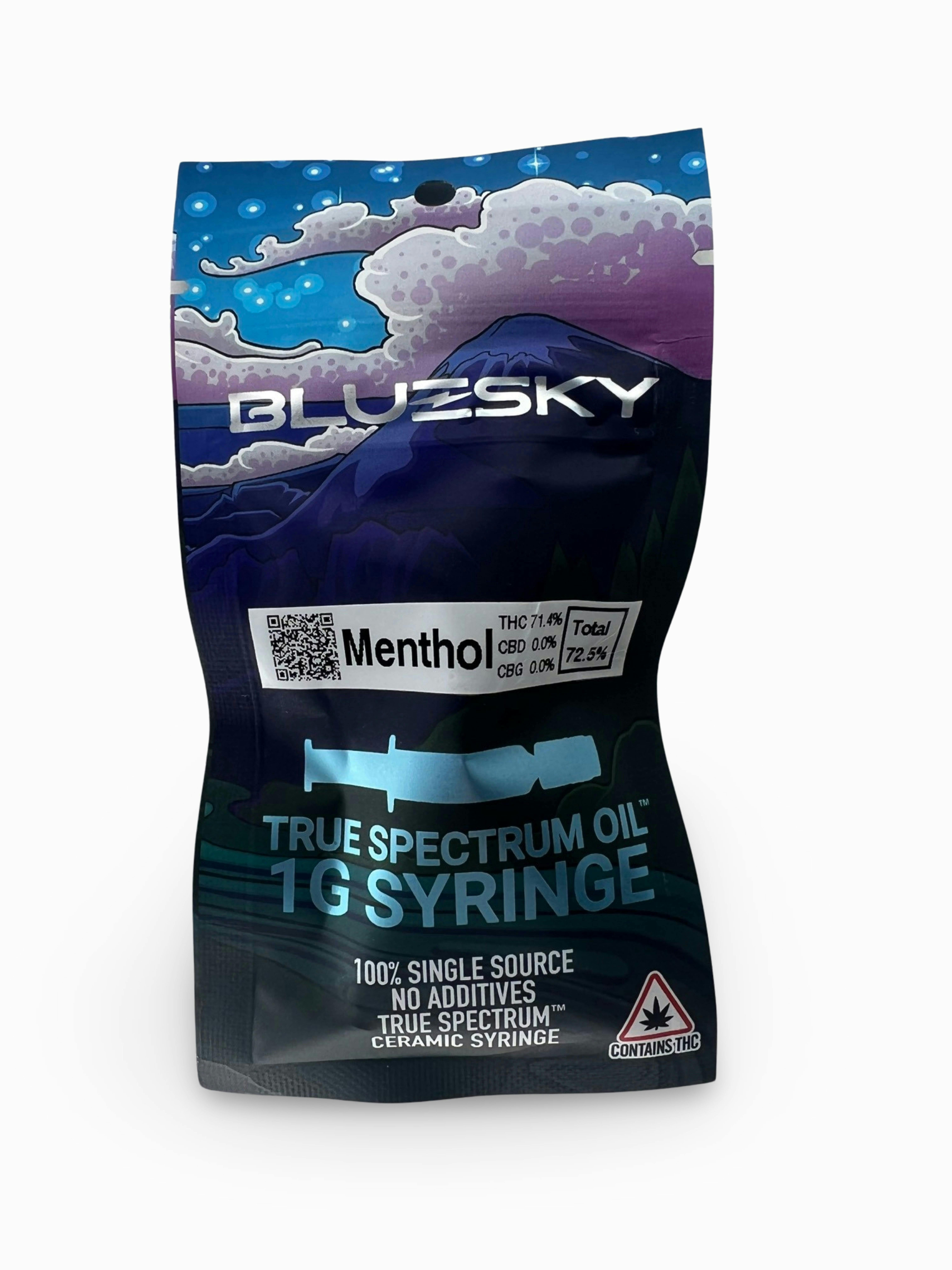 Indico - Menthol 1g TSO Syringe - Blue Sky - 1