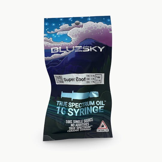 Indico - Super Boof 1g TSO Syringe - Blue Sky - 1