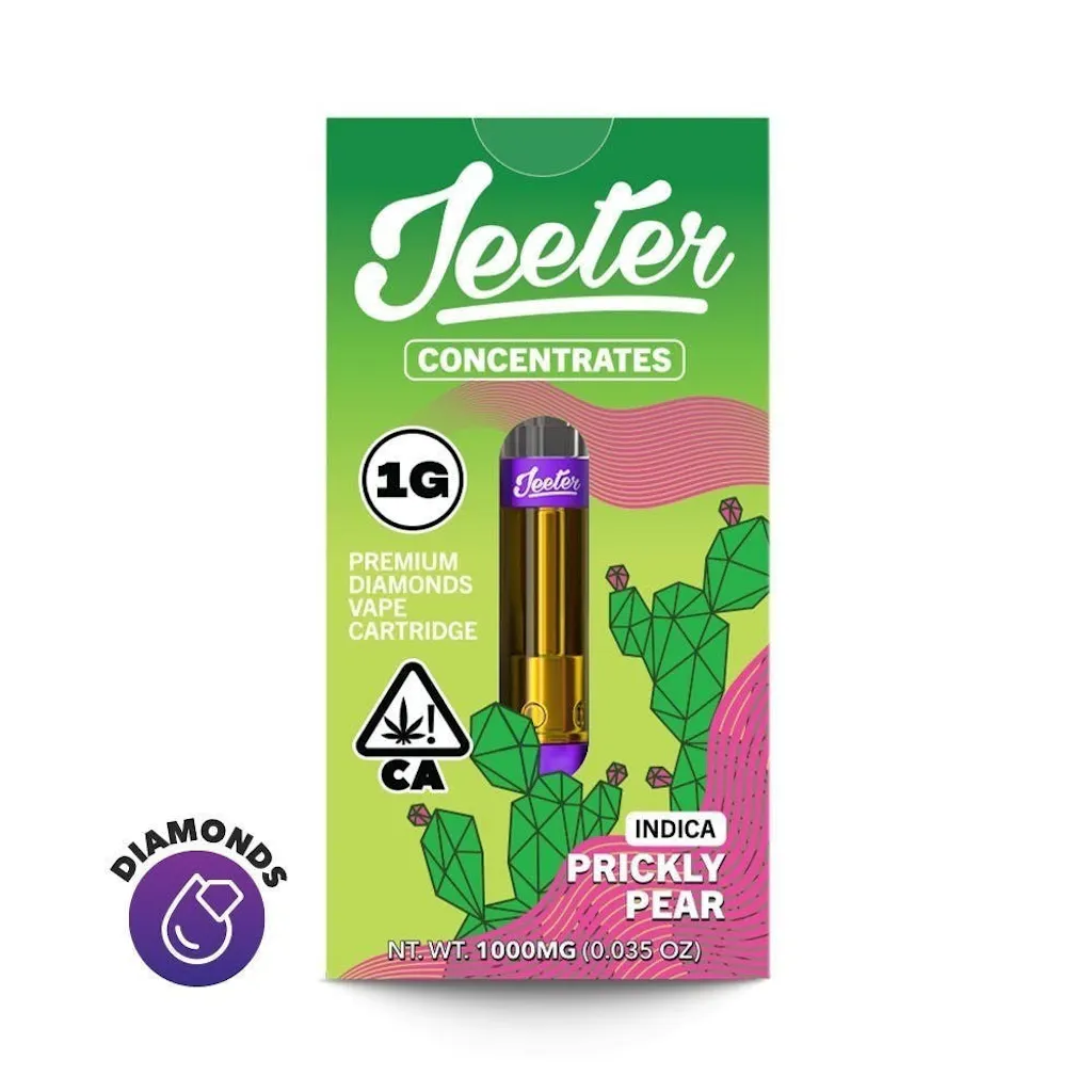 Jeeter Concentrates Diamonds Vape Cartridge - Prickly Pear - Jeeter