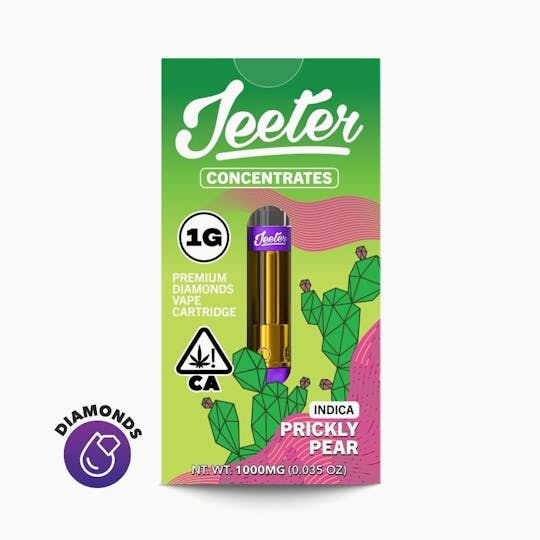 Jeeter - Jeeter Concentrates Diamonds Vape Cartridge - Prickly Pear - 1