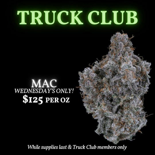 Green Truck - ***Truck Club Member Exclusive*** - MAC Ounces $125** - 1