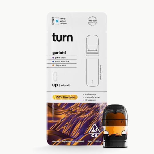 turn - 1.0g pod | garlotti | 100% live resin | up | - 1