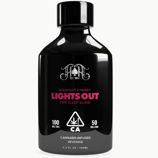 Heavy Hitters - Midnight Cherry | Indica - Lights Out CBN Sleep Elixir - 1