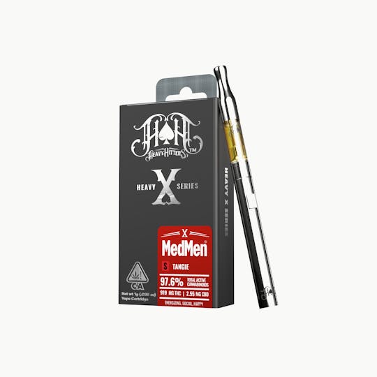 Heavy Hitters - MM: Tangie | Sativa - Ultra Extract High Purity Oil-1G Vape Cartridge - 1