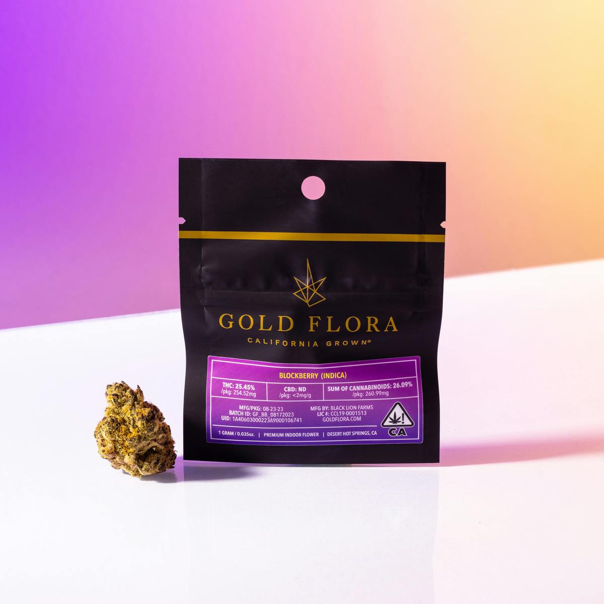Gold Flora - Blockberry 1g Flower - 1