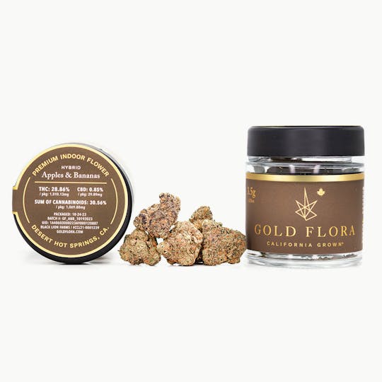 Gold Flora - Apples and Bananas 3.5g Flower - 1