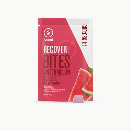Select - Recover Watermelon CBD/CBG Gummies 1:1 10pk - 1
