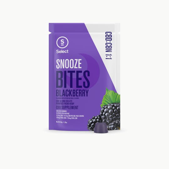 Select - Snooze Blackberry CBD/CBN Gummies 1:1 10pk - 1