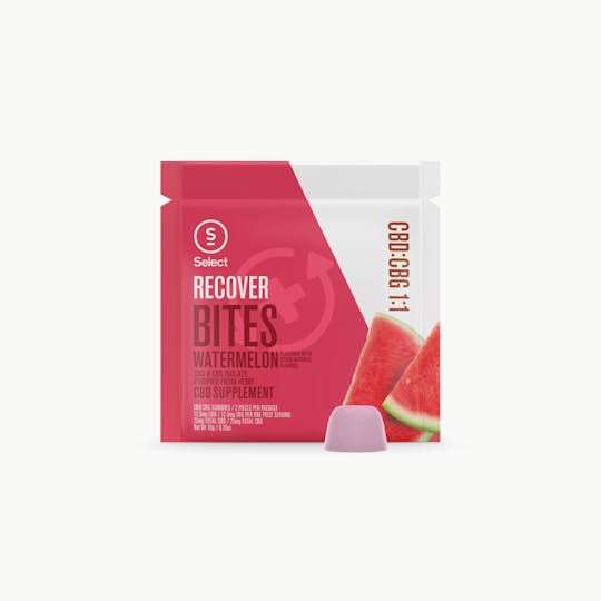 Select - Recover Watermelon CBD/CBG Gummies 1:1 2pk - 1