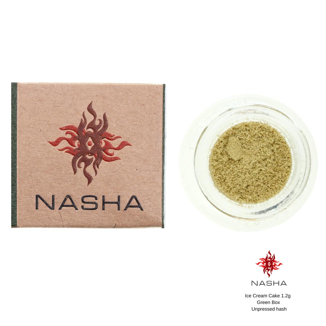 NASHA - Ice Cream Cake 1.2g Green Unpressed Hash (Pacific Roots) - 1