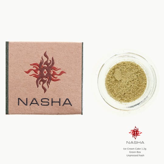 NASHA - Ice Cream Cake 1.2g Green Unpressed Hash (Pacific Roots) - 1
