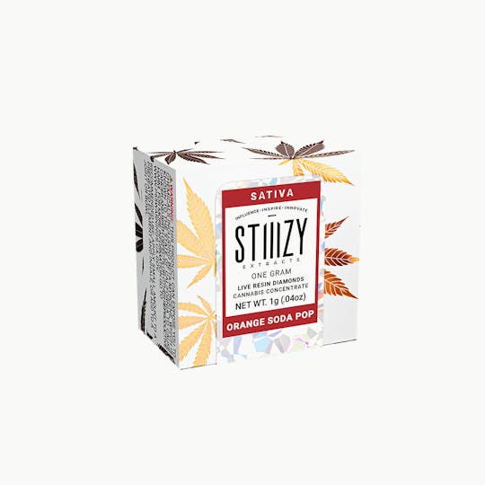 STIIIZY - - ORANGE SODA POP - Live Resin Diamonds - 1