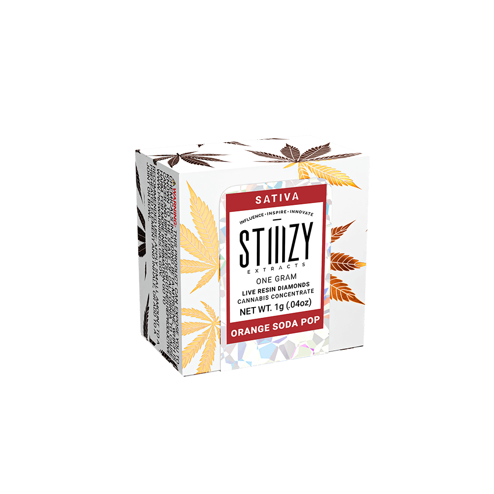 STIIIZY - - ORANGE SODA POP - Live Resin Diamonds - 1