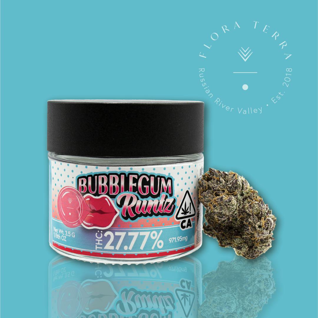 Flora Terra - Flora Terra | Bubblegum Runtz | 3.5g Flower - 1