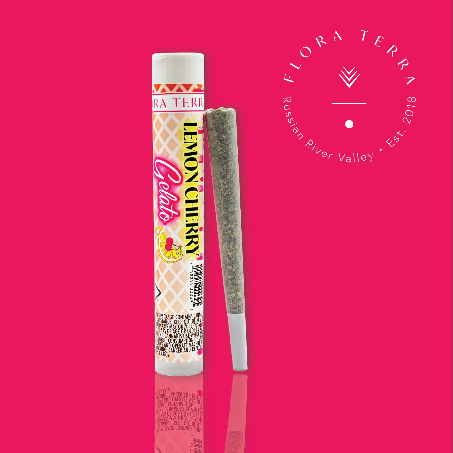 Flora Terra - Flora Terra | Lemon Cherry Gelato | 1g Preroll - 1