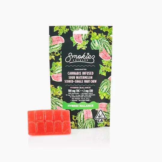 Smokiez Edibles - Sour Watermelon Fruit Chew | 100mg - 1