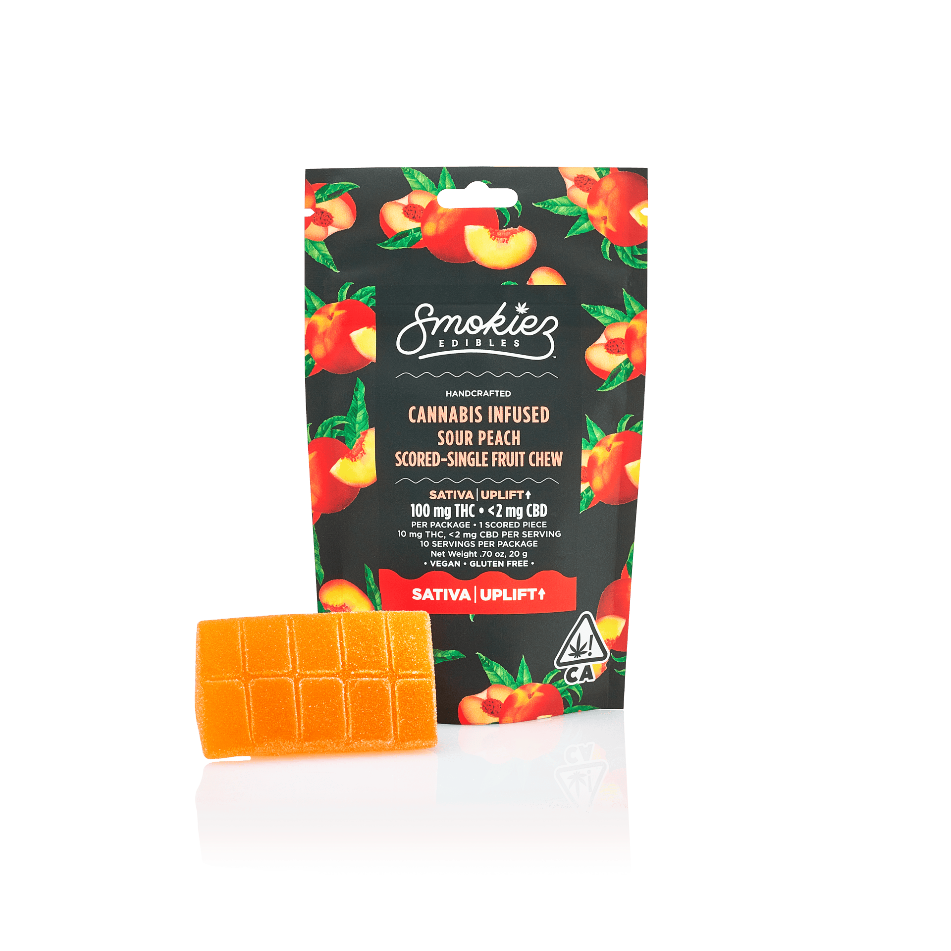 Smokiez Edibles - Sour Peach Fruit Chew | 100mg - 1