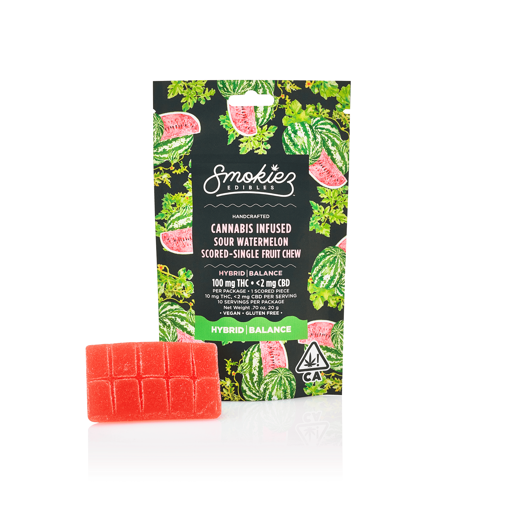 Smokiez Edibles - Sour Blue Raspberry Fruit Chew | 100mg - 1