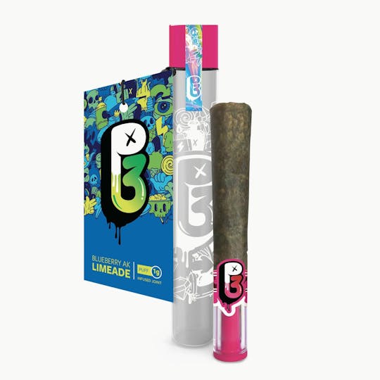 P3 - Blueberry AK Limeade Infused Joint | 1g - co - 1