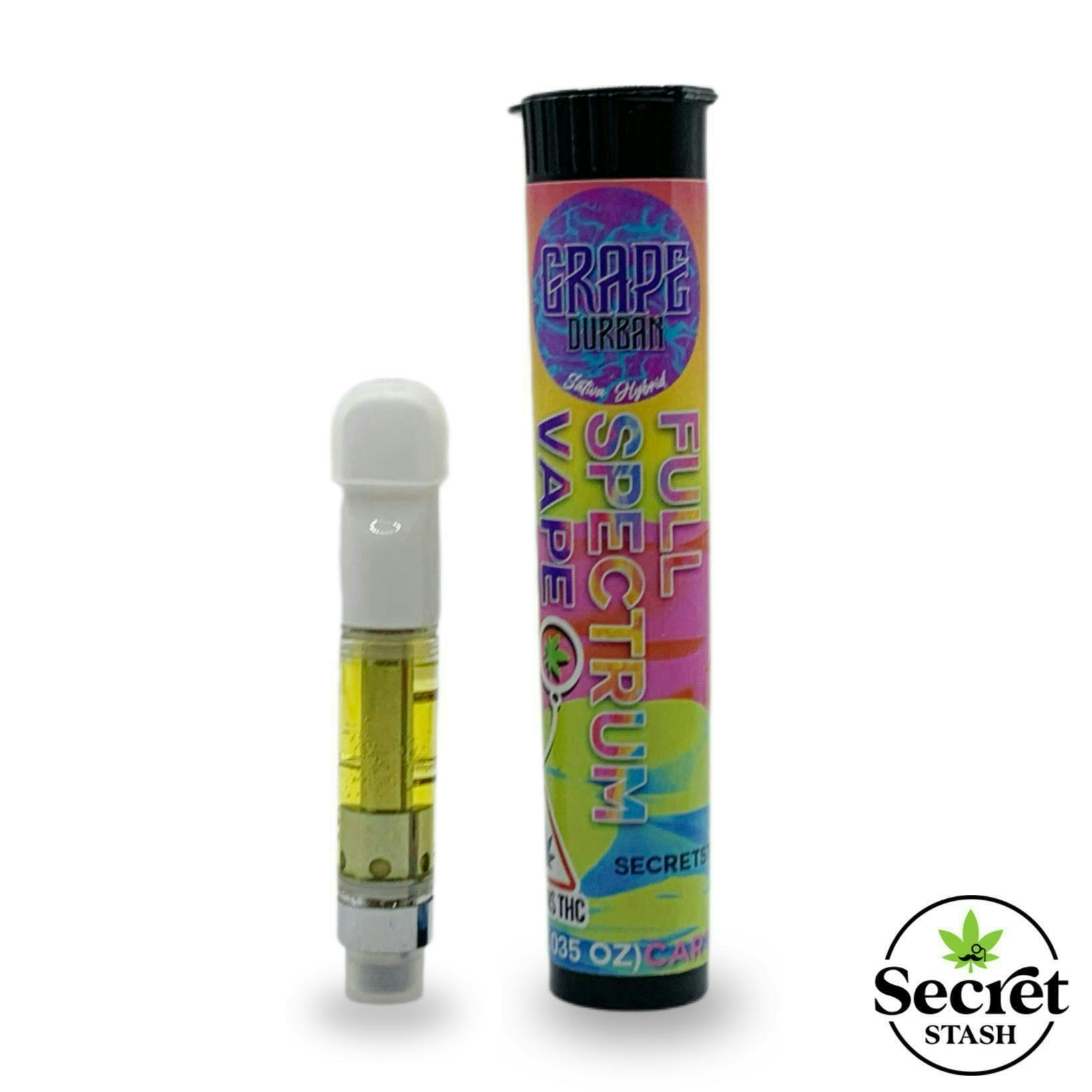 Secret Stash - Secret Stash | Cured Resin Cart | Grape Durban | 1g - 1