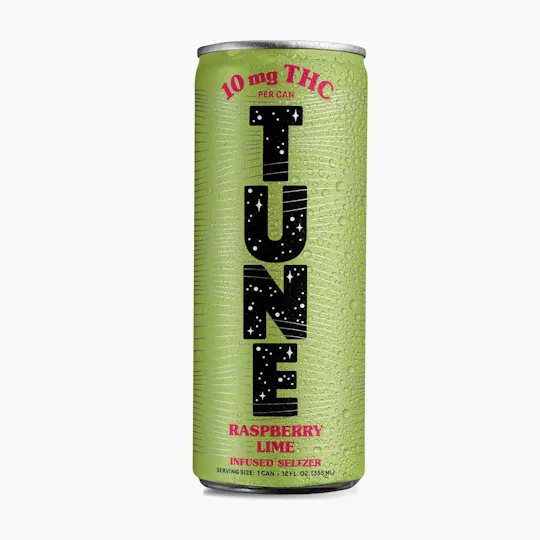 Tune - Tune | Raspberry Lime Infused Seltzer | Carbonated | 10mg | 12 fl oz - 1