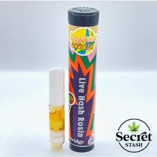 Secret Stash - Secret Stash | Live Rosin Cartridge | Tropicana Cookies | .5g - 1