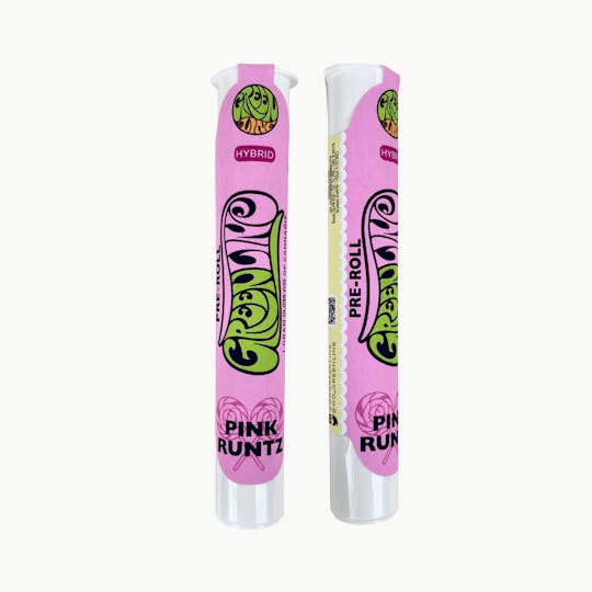 Greenline - Pink Runtz - Indoor Flower Pre-Roll - Hybrid - 1g - 1