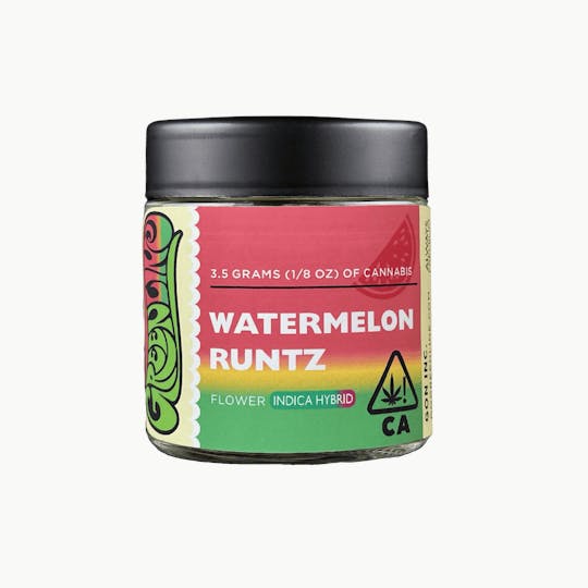 Greenline - Watermelon Runtz - 1/8 oz - Indoor - Indica Hybrid - 3.5g - 1