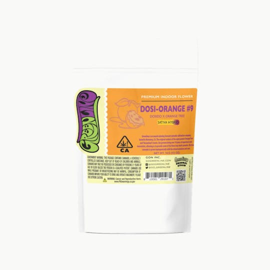 Greenline - Dosi-Orange #9 - 1/2 oz - Indoor - Sativa Hybrid - 14g - 1