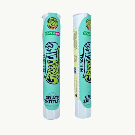 Greenline - Gelato Zkittlez - Indoor Flower Pre-Roll - Indica Hybrid - 1g - 1