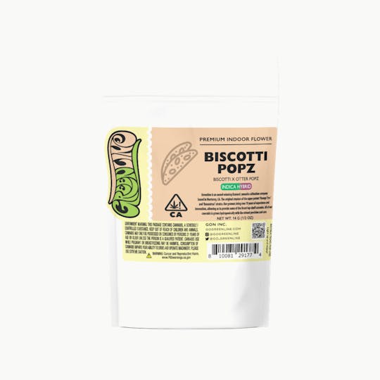 Greenline - Biscotti Popz - 1/2 oz - Indoor - Indica Hybrid - 14g - 1