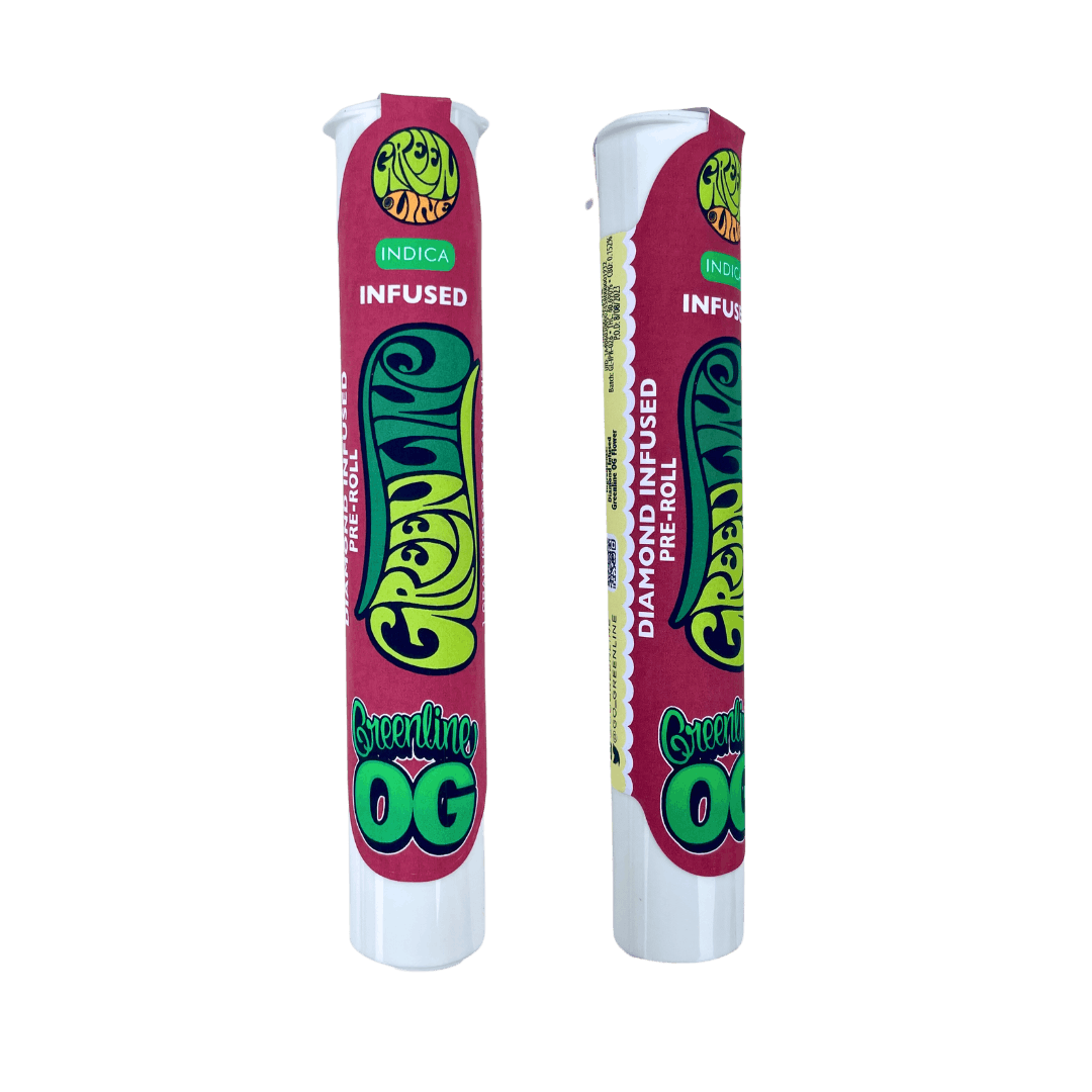 Greenline - Greenline OG - Diamond Infused - Indoor Flower Pre-Roll - Indica - 1g - 1